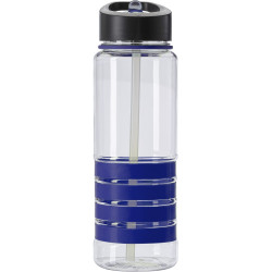 Bidon - butelka sportowa 700ml z niebieską opaską do nadruku logo