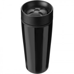 Czarny kubek termiczny 450ml idealny do nadruku białym kolorem