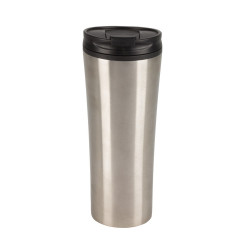 Kubek termiczny  450ml, srebrny metalowy kolor