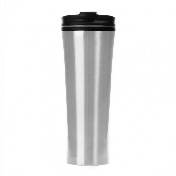 Kubek termiczny  450ml, srebrny metalowy kolor