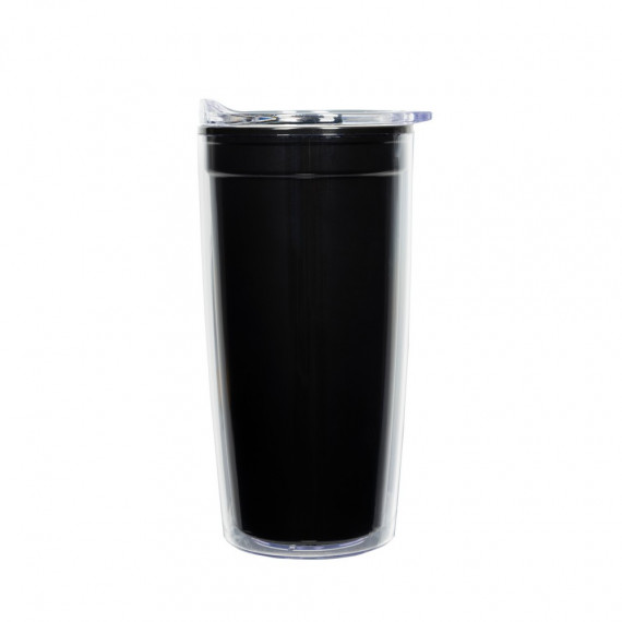 Czarny kubek podróżny 600ml