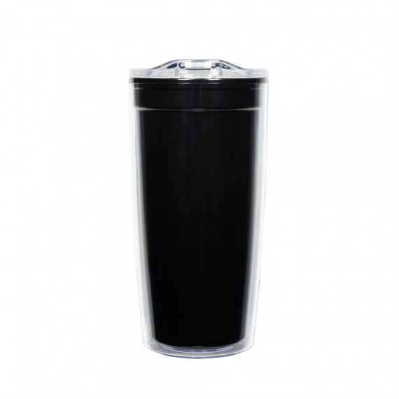 Czarny kubek podróżny 600ml